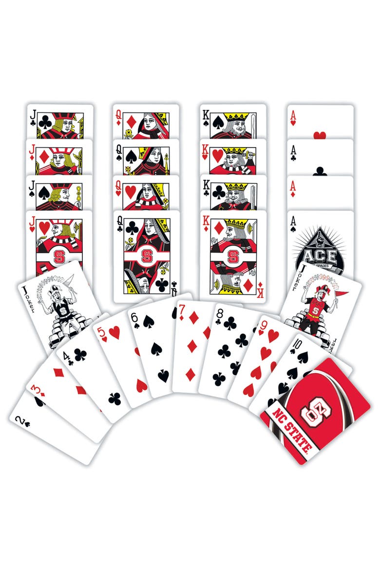 NC State Wolfpack Playing Cards, Alternate, color, Multicolor