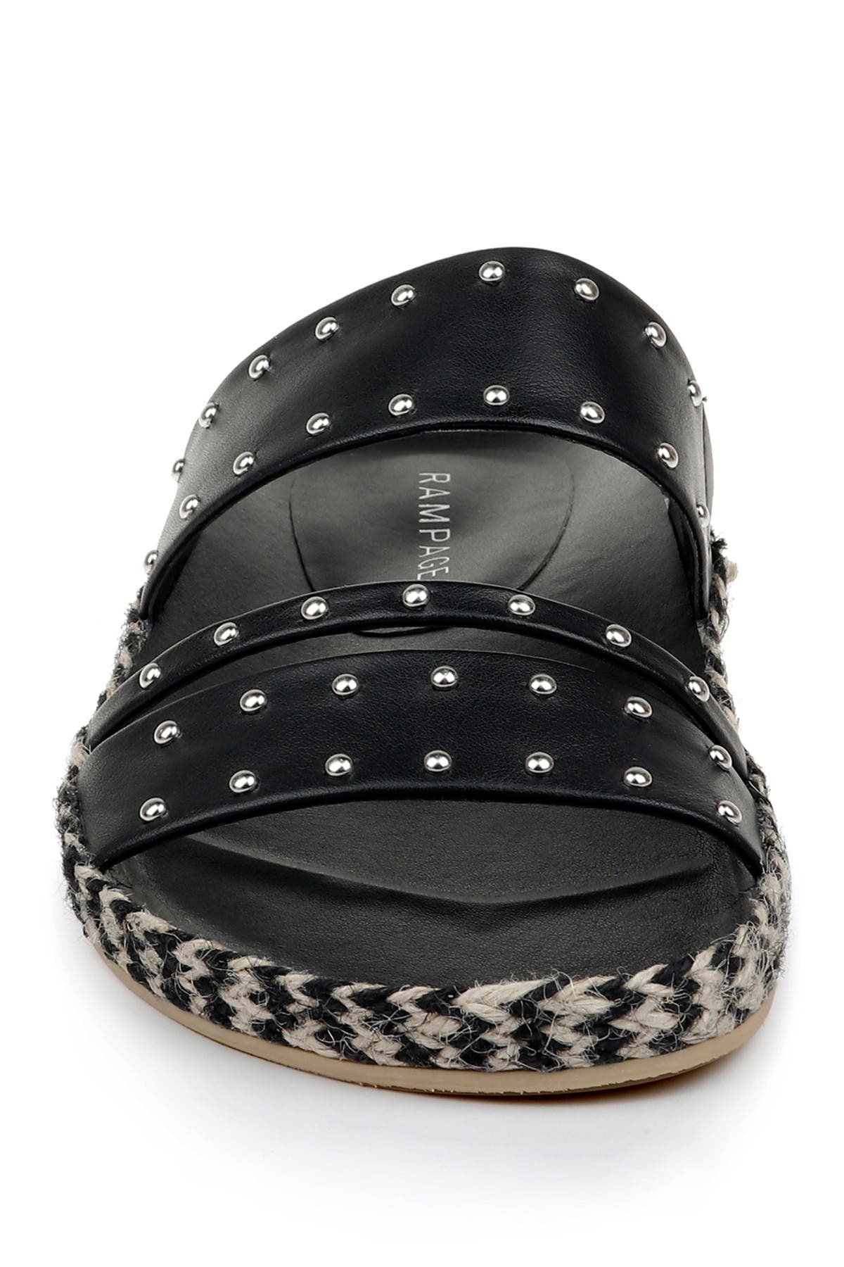 Rampage Ada Stud Embellished Sandal, Alternate, color, 