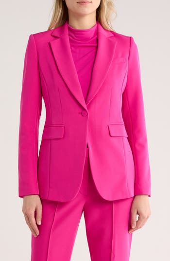 DKNY One-Button Suit Blazer Nordstromrack