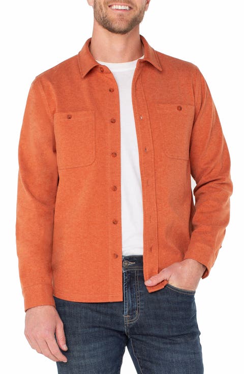 Knit Button-Up Shirt