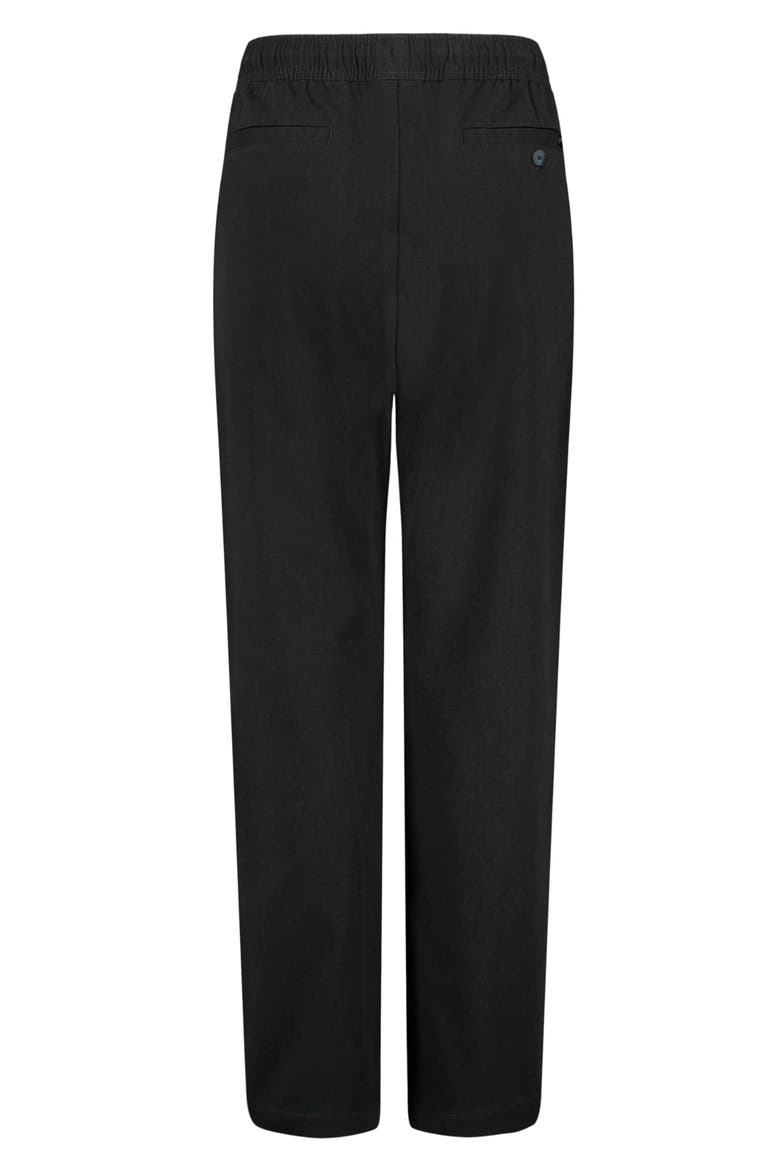 Larry Twill Drawstring Pants, Alternate, color, RAVEN