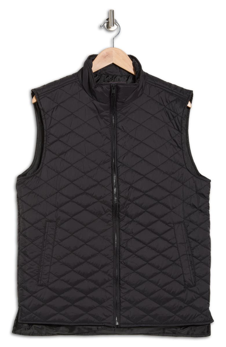 WEATHERPROOF VINTAGE Diamond Quilted Vest, Alternate, color, Jet Black