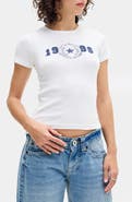 BDG Urban Outfitters 1998 Appliqué Cotton Graphic Baby Tee