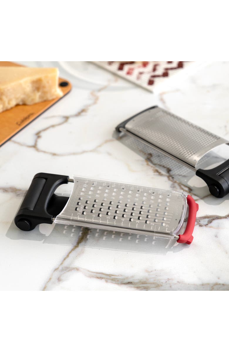 CUISIPRO Surface Glide Technology Folding Grater, Fine, Alternate, color, Black