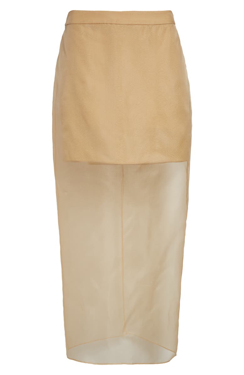 TWP Sylkie Silk Maxi Skirt, Alternate, color, British Khaki