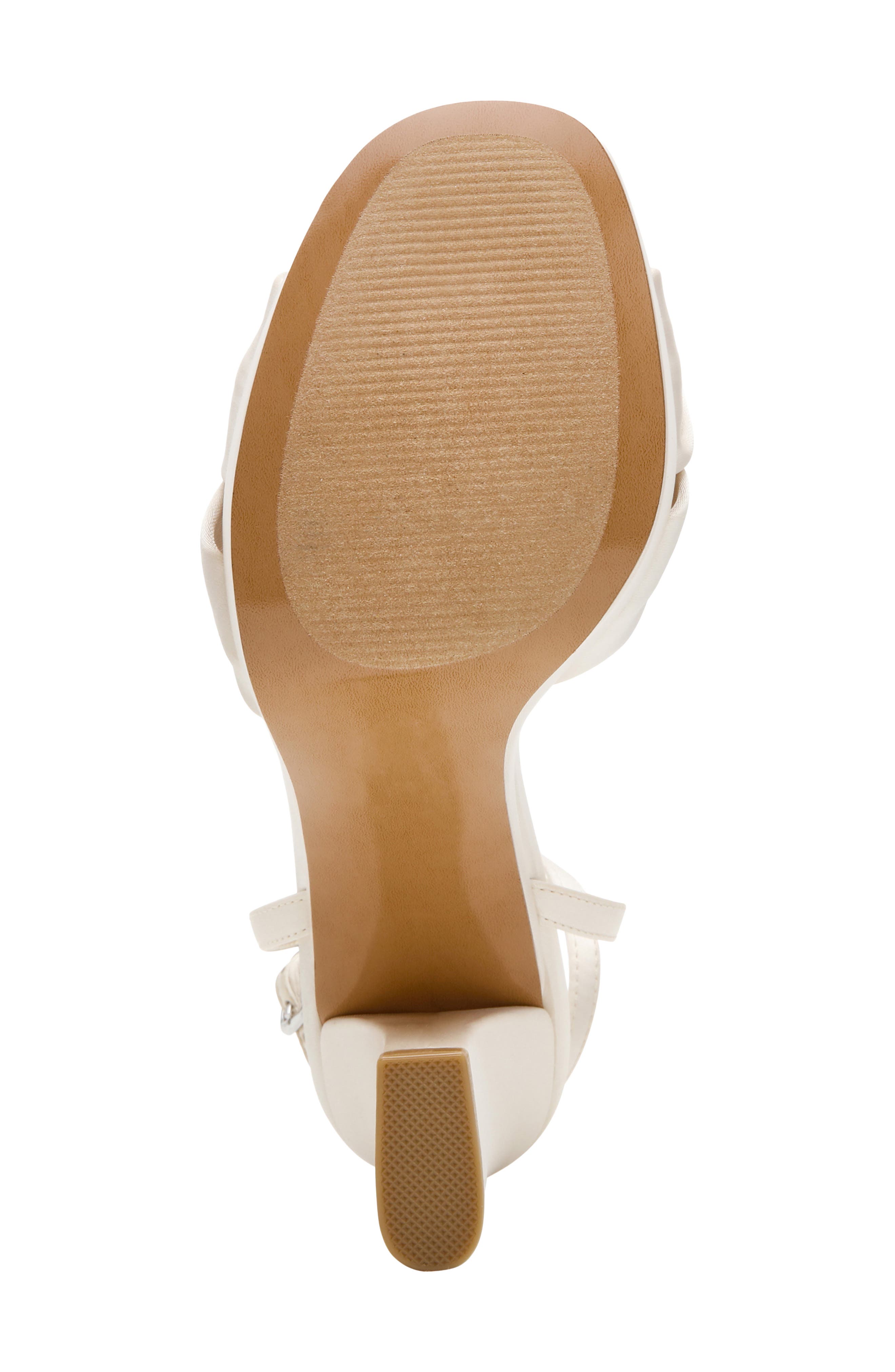 Knoti Platform Sandal, Alternate, color, IVORYSATIN