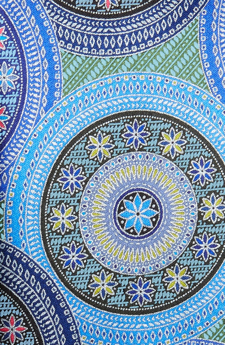 ZEGNA Ermenegildo Zegna Quindici Medallion Silk Tie, Alternate, color,