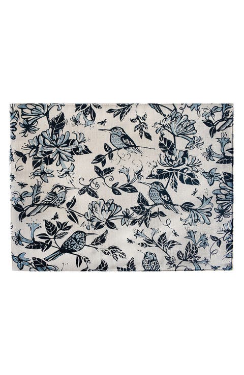 Honeysuckle Botanical Set of 4 Placemats
