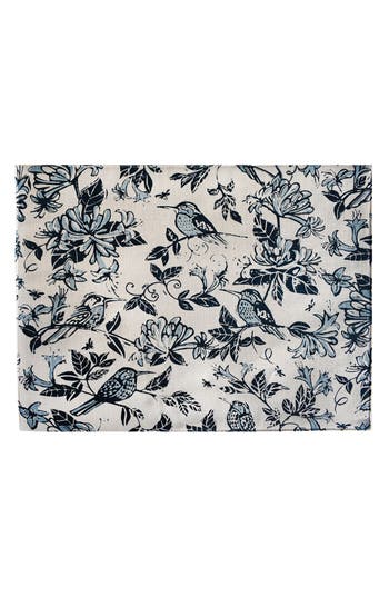 French Home Honeysuckle Botanical Set Of 4 Placemats In Multi