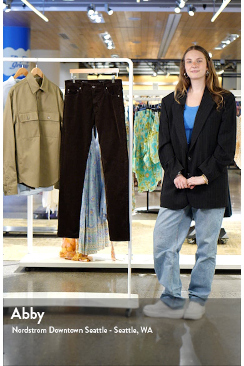 Tellis Slim Fit Corduroy Pants video