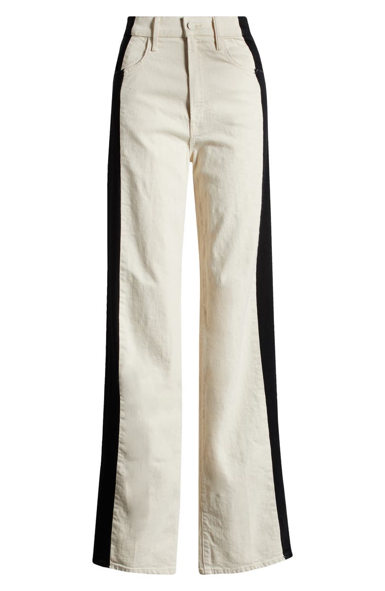 MOTHER The Tuxedo Maven Heel High Waist Wide Leg Jeans, Alternate, color, 