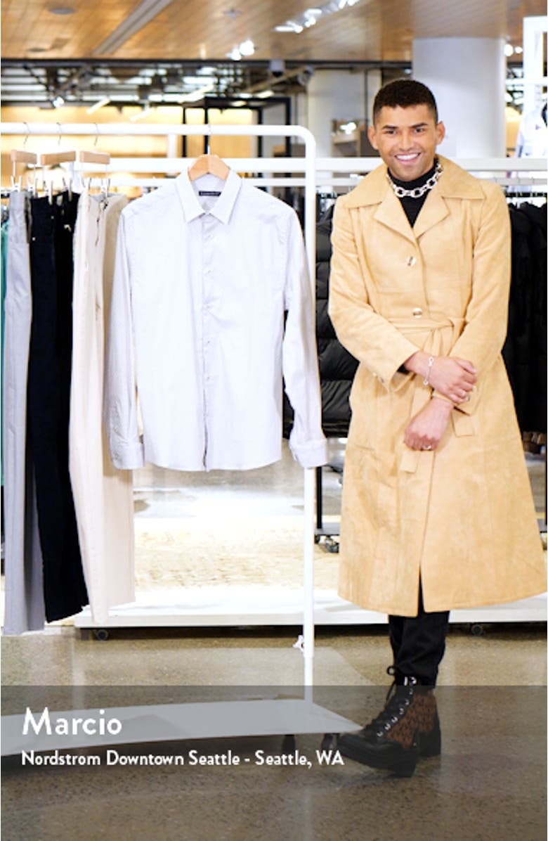 Geometric Print Button-Up Shirt, sales video thumbnail