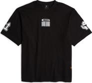 G-STAR Barcode Boxy Organic Cotton Graphic T-Shirt