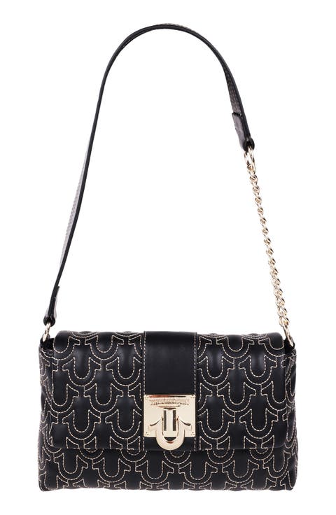 Horseshoe Quilted Shoulder Bag