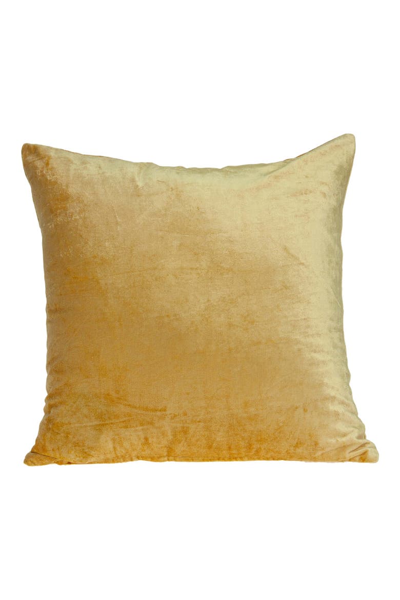 Danbury Solid Throw Pillow, Alternate, color, YELLOW