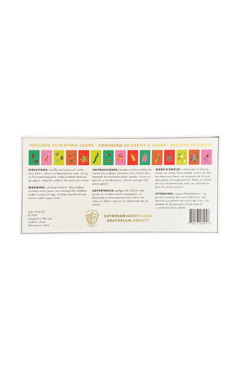 Backyard Bugs Memory Match Card Game, Alternate, color, Assorted Pre-Pack