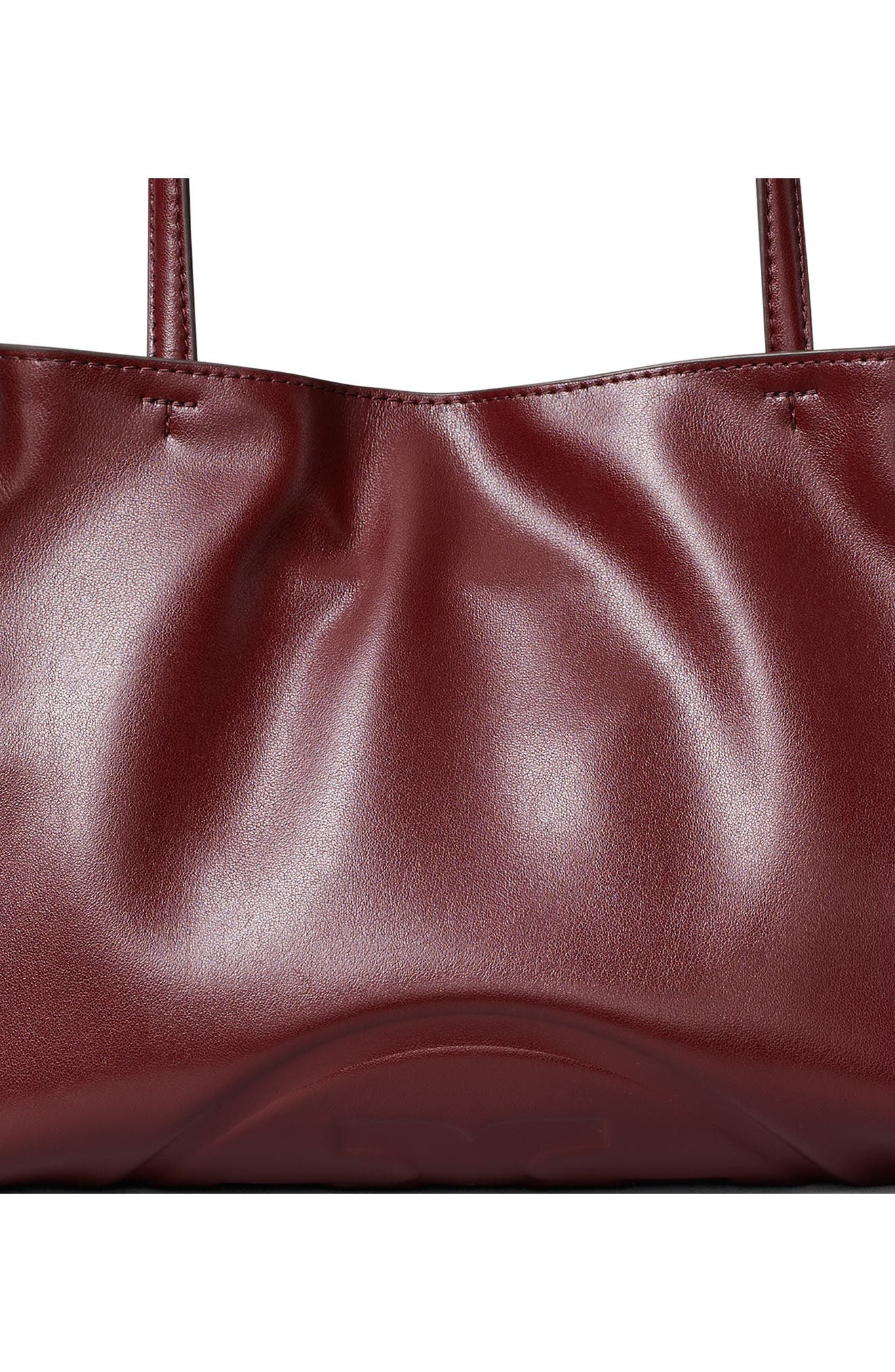 Small Ella Natuura™ Drawstring Tote, Alternate, color, MERLOT