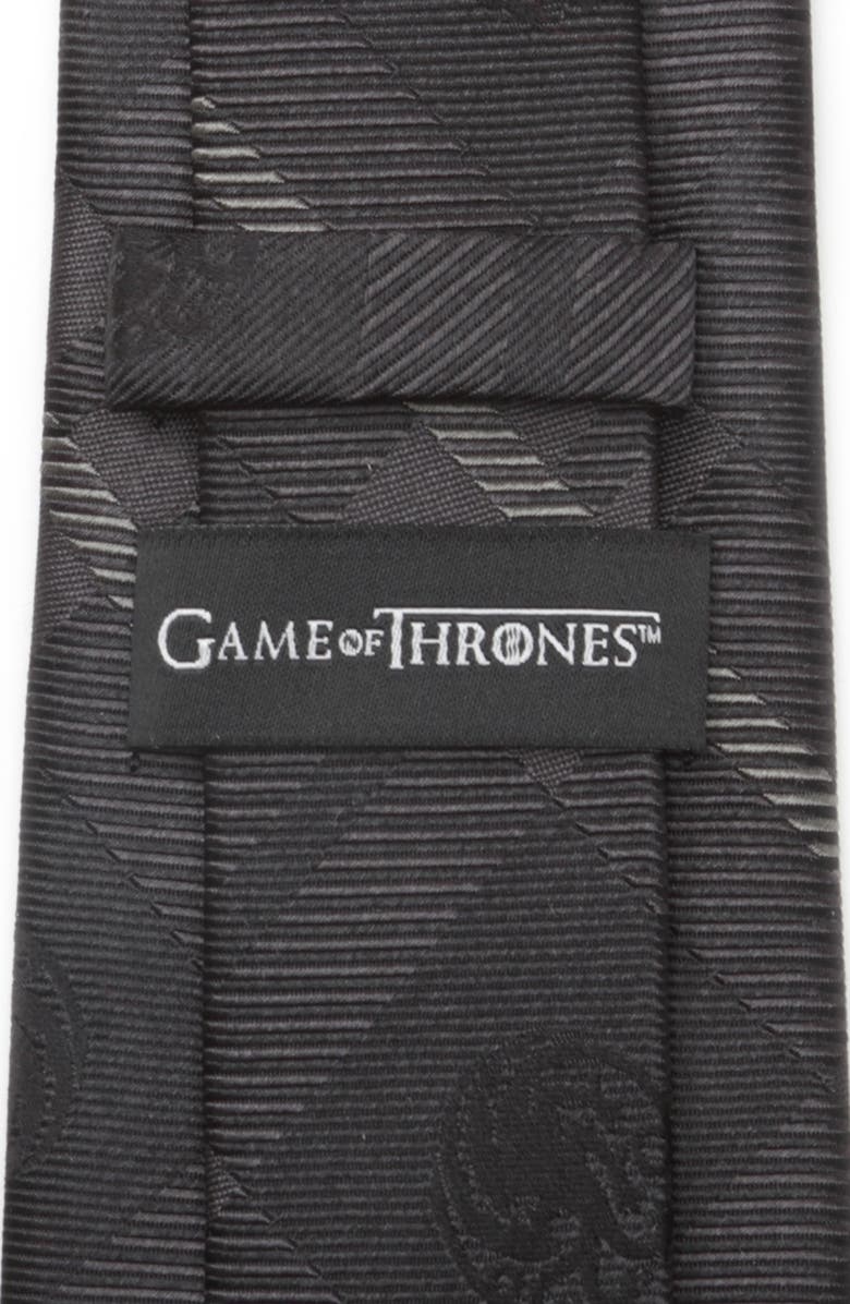 Cufflinks, Inc. Game of Thrones Targaryen Dragon Plaid Silk Tie, Alternate, color,