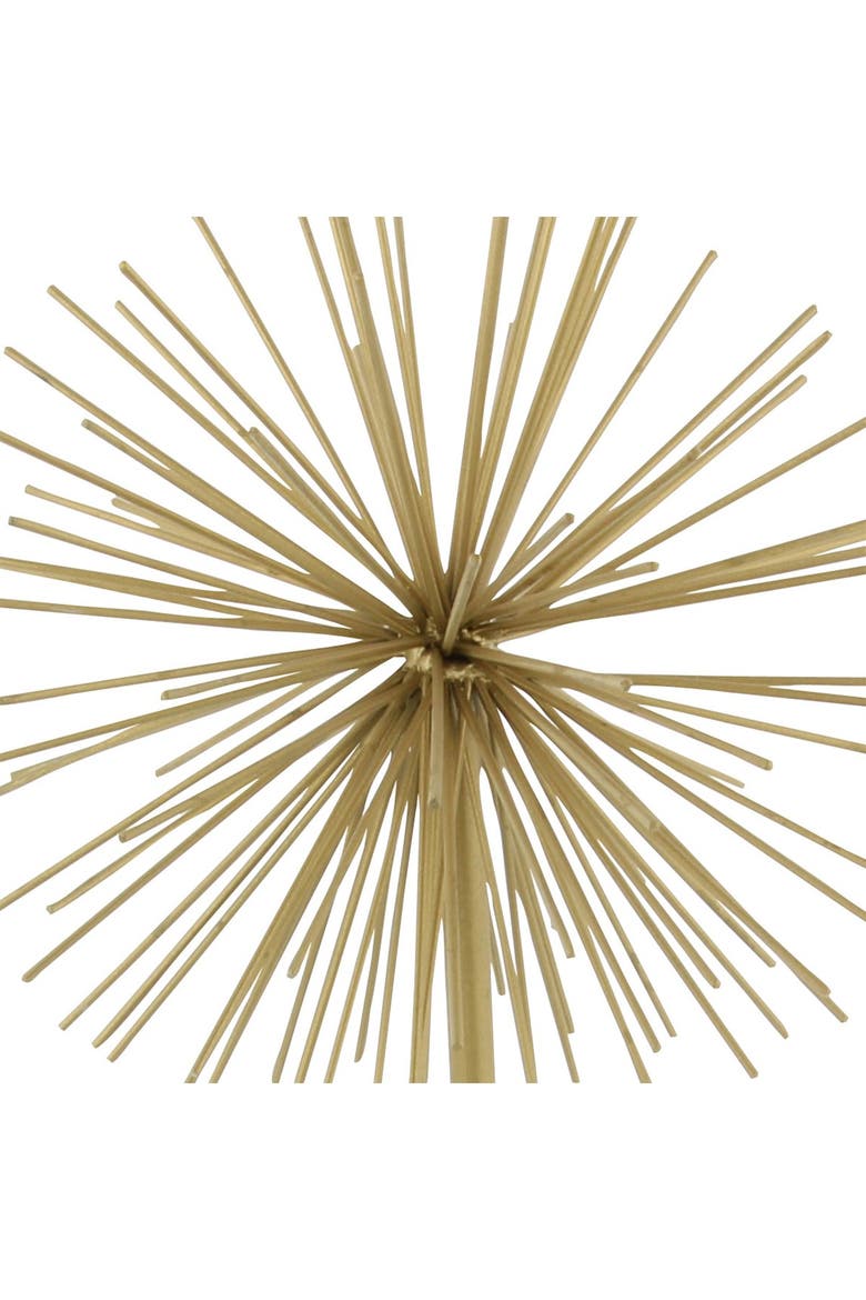 Goldtone Metal Contemporary Geometric Sculpture - Set of 3, Alternate, color, GOLD