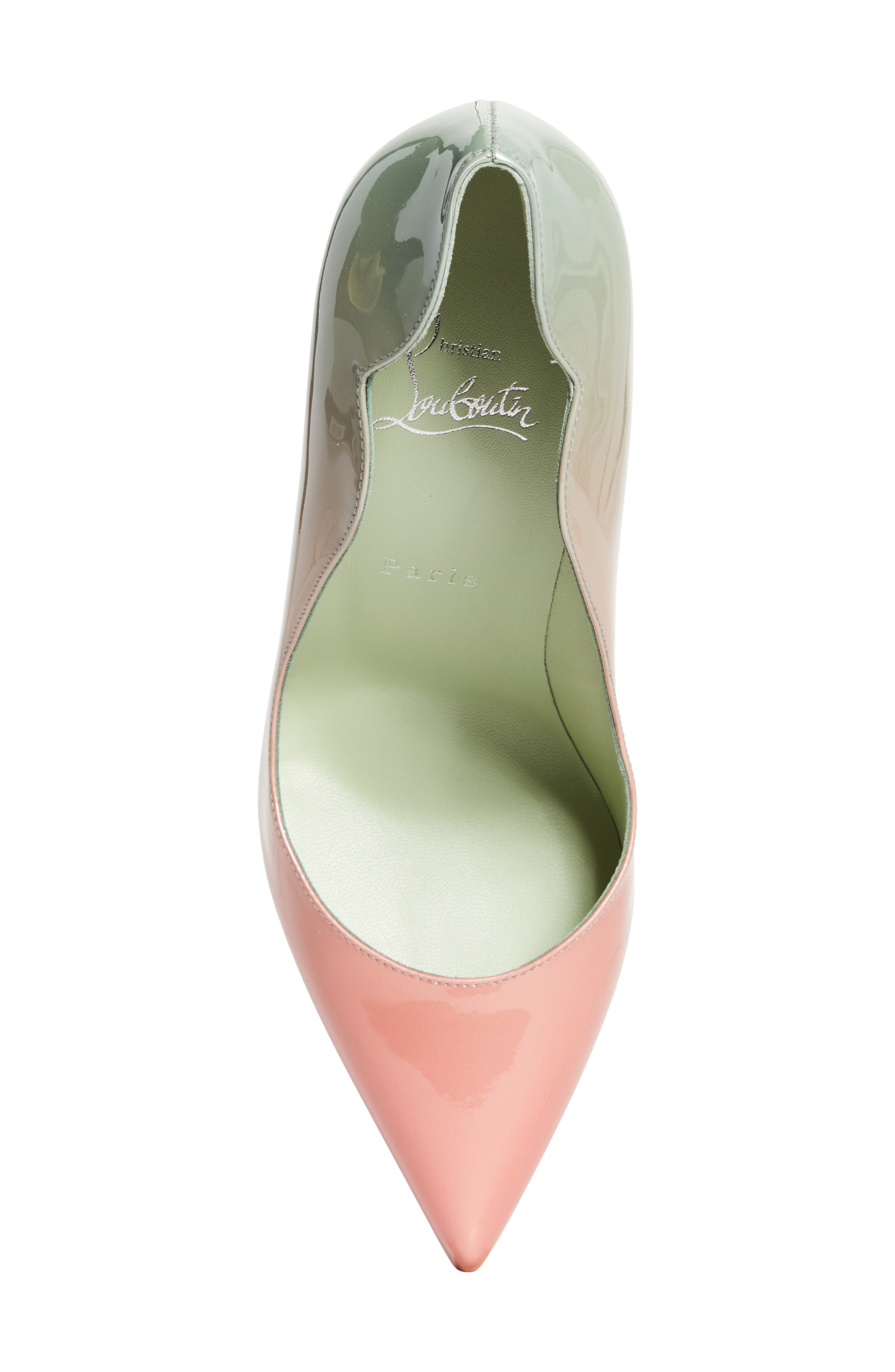 Christian Louboutin Hot Chick Pointed Toe Pump, Alternate, color, Palio/ Haiiro