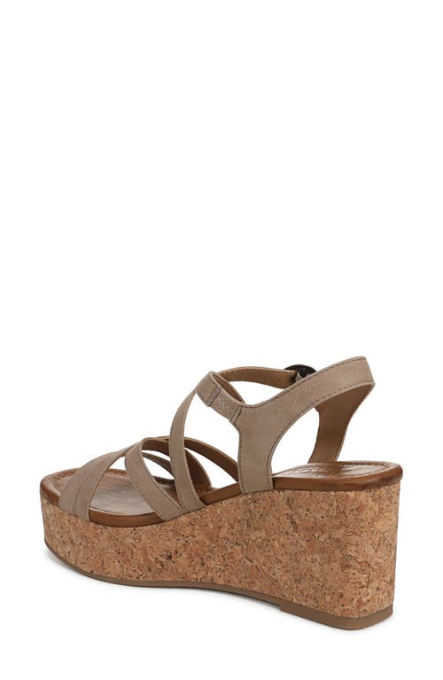 Blowfish Malibu Aurora Strappy Platform Wedge Sandal In Brown