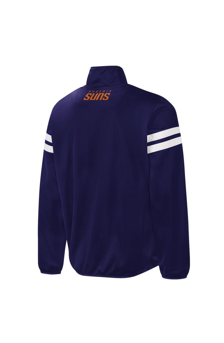 G-III SPORTS BY CARL BANKS Men's G-III Sports by Carl Banks Purple/Orange Phoenix Suns Power Pitcher Full-Zip Track Jacket, Alternate, color,