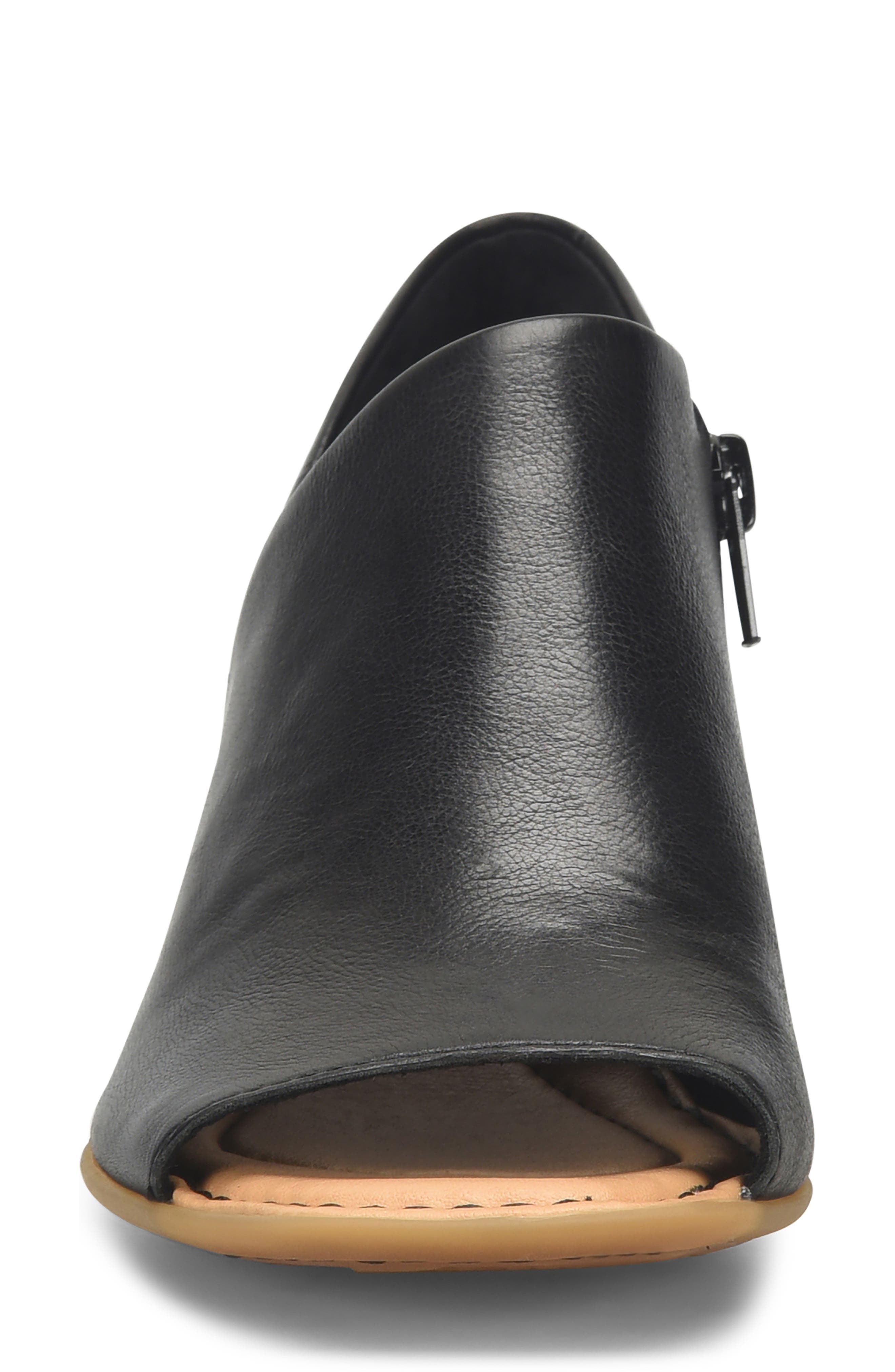 Børn Sher Sandal, Alternate, color, Black Leather