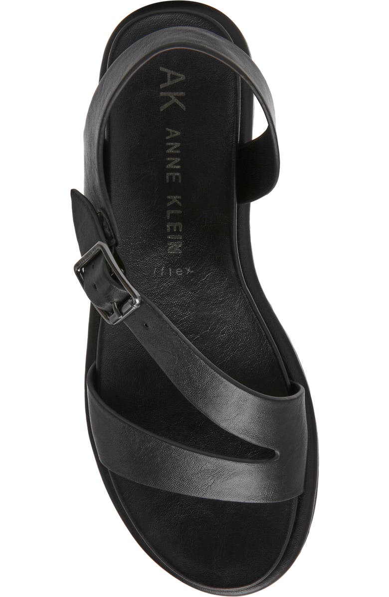 Anne Klein Elzie Sandal, Alternate, color, Black Pu