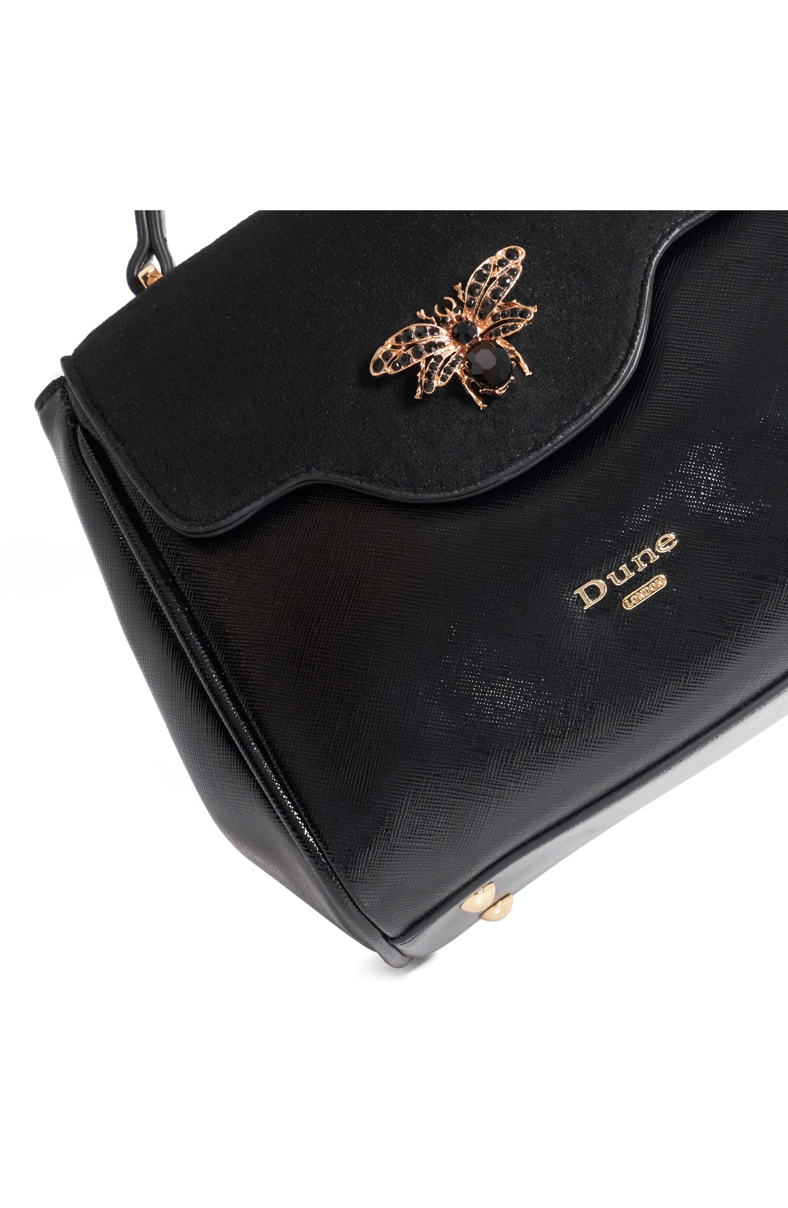 Dune London Dunebug Top Handle Satchel, Alternate, color, 