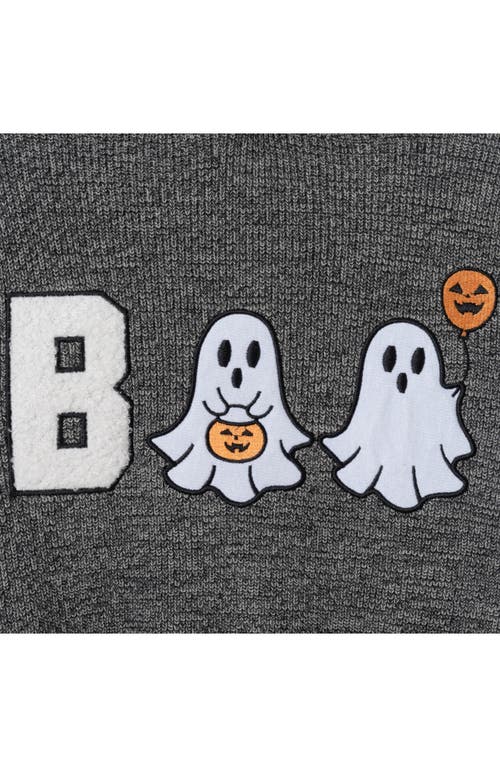 Andy & Evan Kids' Boo Halloween Hooded Sweater In Multi