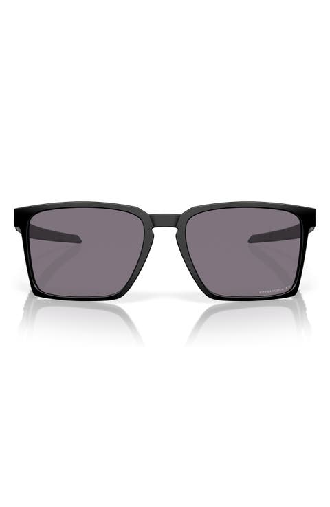 Exchange Sun 56mm Polarized Rectangle Sunglasses