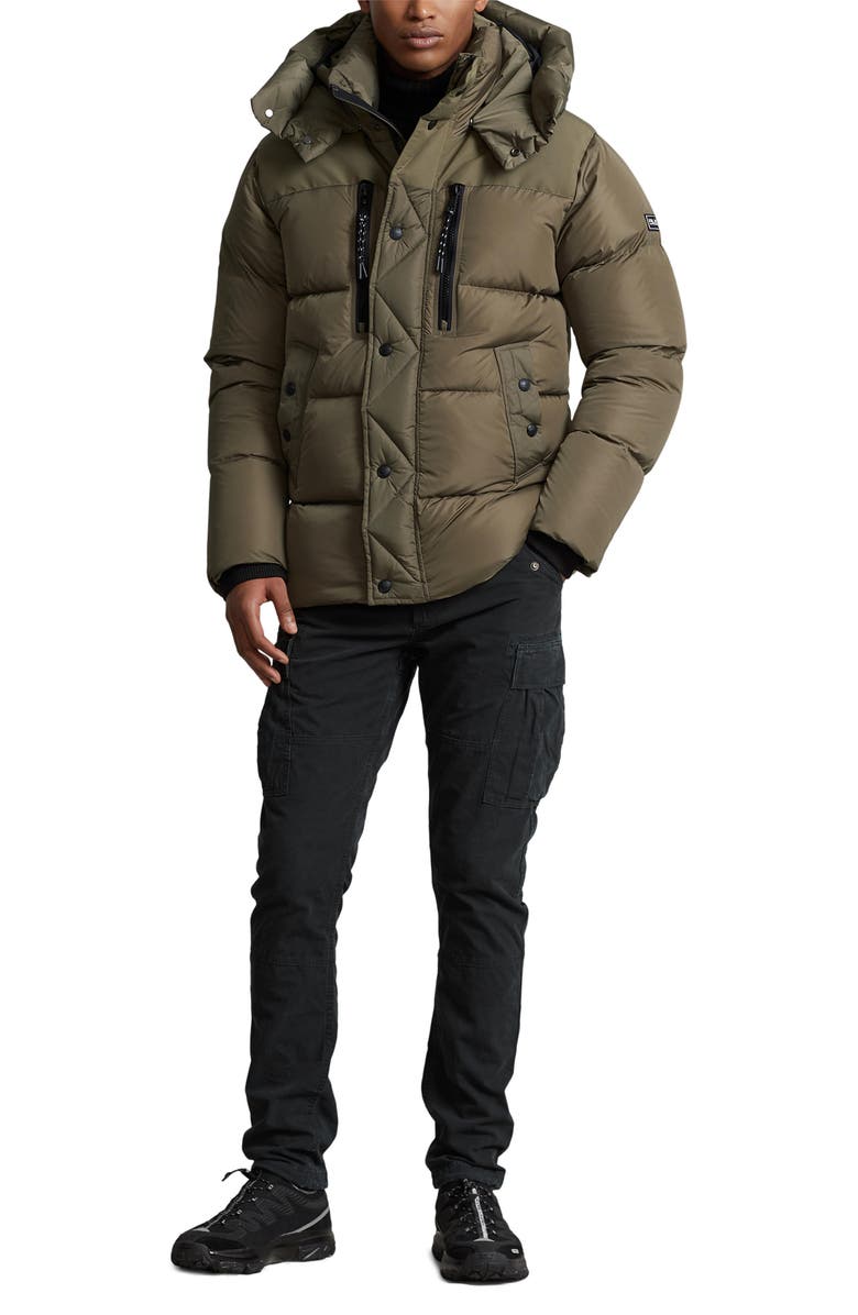 Polo Ralph Lauren Water Repellent 750 Fill Power Down Jacket, Alternate, color, Fall Sage