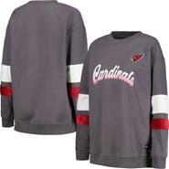 THE WILD COLLECTIVE Women's The Wild Collective Charcoal Arizona Cardinals Fleece Pullover Sweatshirt