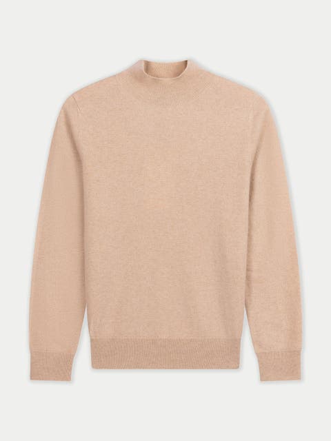 Timeless Cashmere Mock Neck Sweater