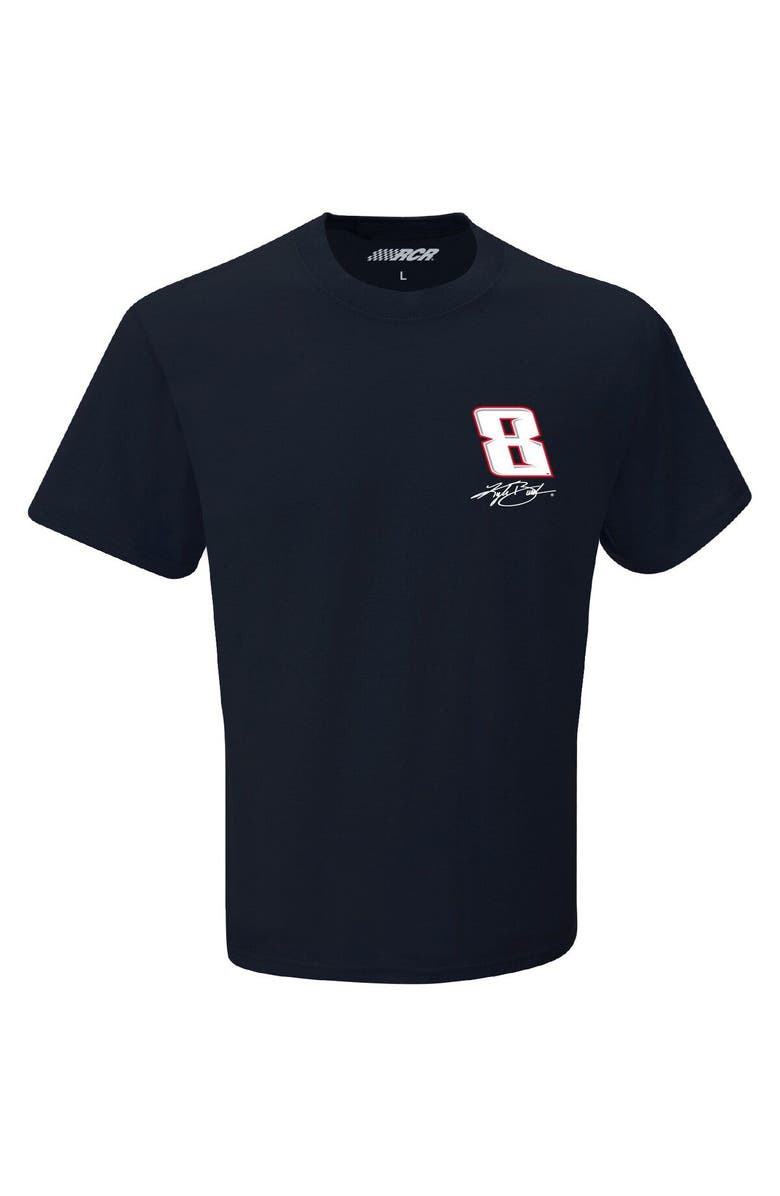 NASCAR Men's Richard Childress Racing Team Collection Navy Kyle Busch Exclusive Tonal Flag T-Shirt, Alternate, color, 