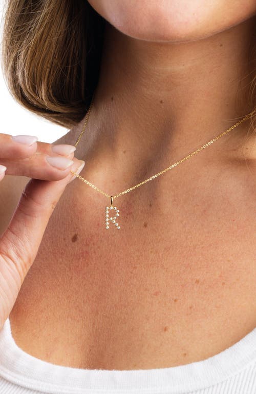 Made By Mary Cz Poppy Charm In Gold