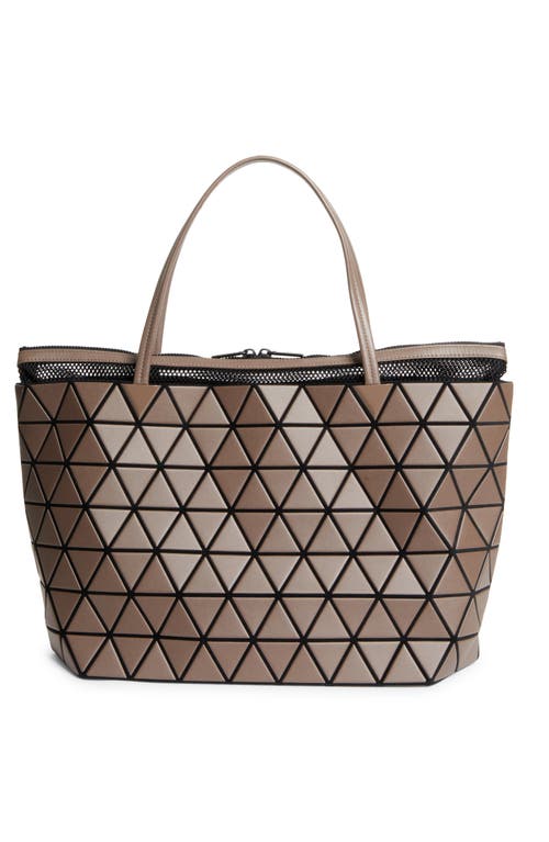 Bao Bao Issey Miyake Bateau Matte Prism Tote In Brown