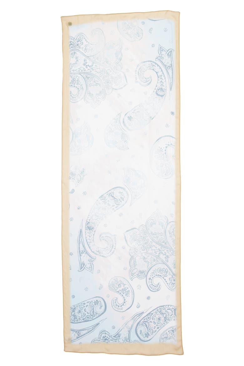 Henna & Hijabs Silk Chiffon Hijab, Alternate, color, GREY BATIK FLORAL