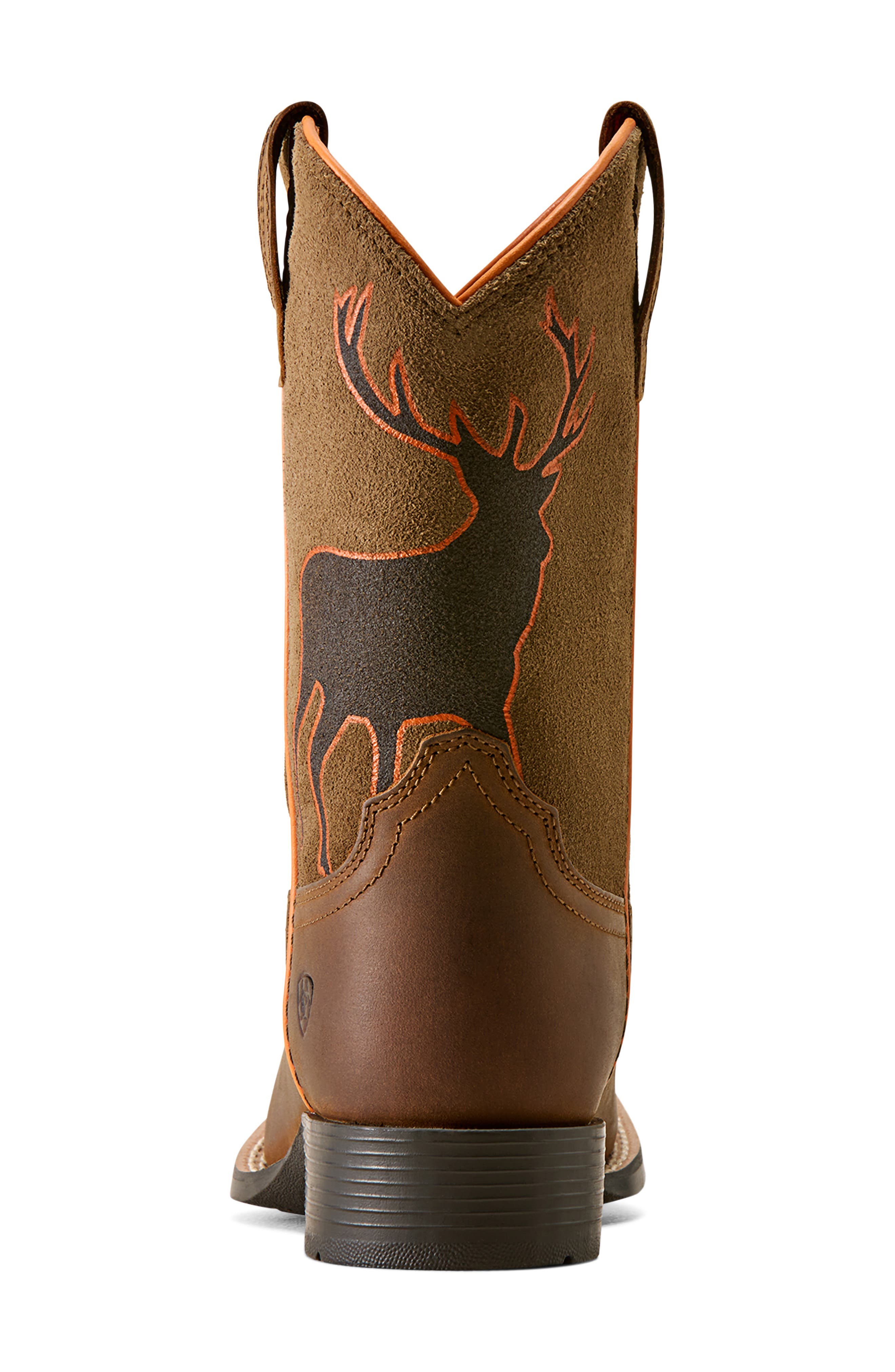 Kids' Trail Cam Western Boot, Alternate, color, DISTRESSED BROWN