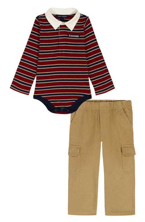 Long Sleeve Bodysuit & Cargo Pants (Baby)