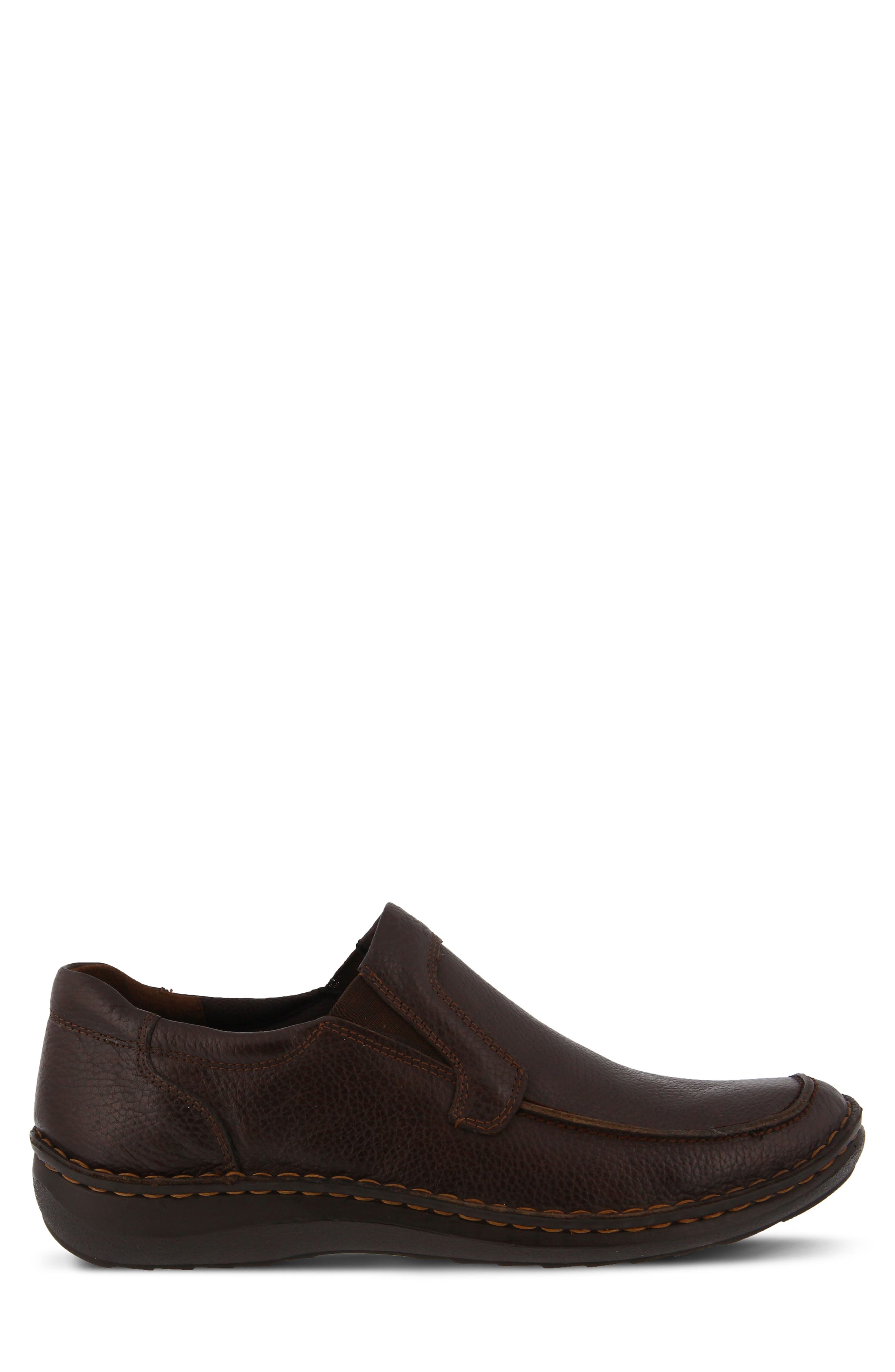 Spring Step Niccolo Moc Toe Loafer, Alternate, color, Brown