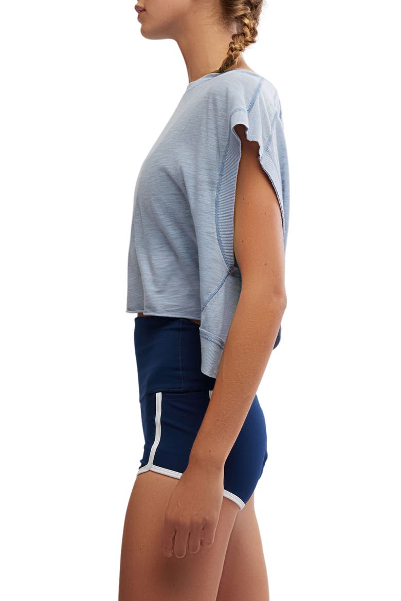 FP Movement My Tee Time Open Back T-Shirt, Alternate, color, STEEL