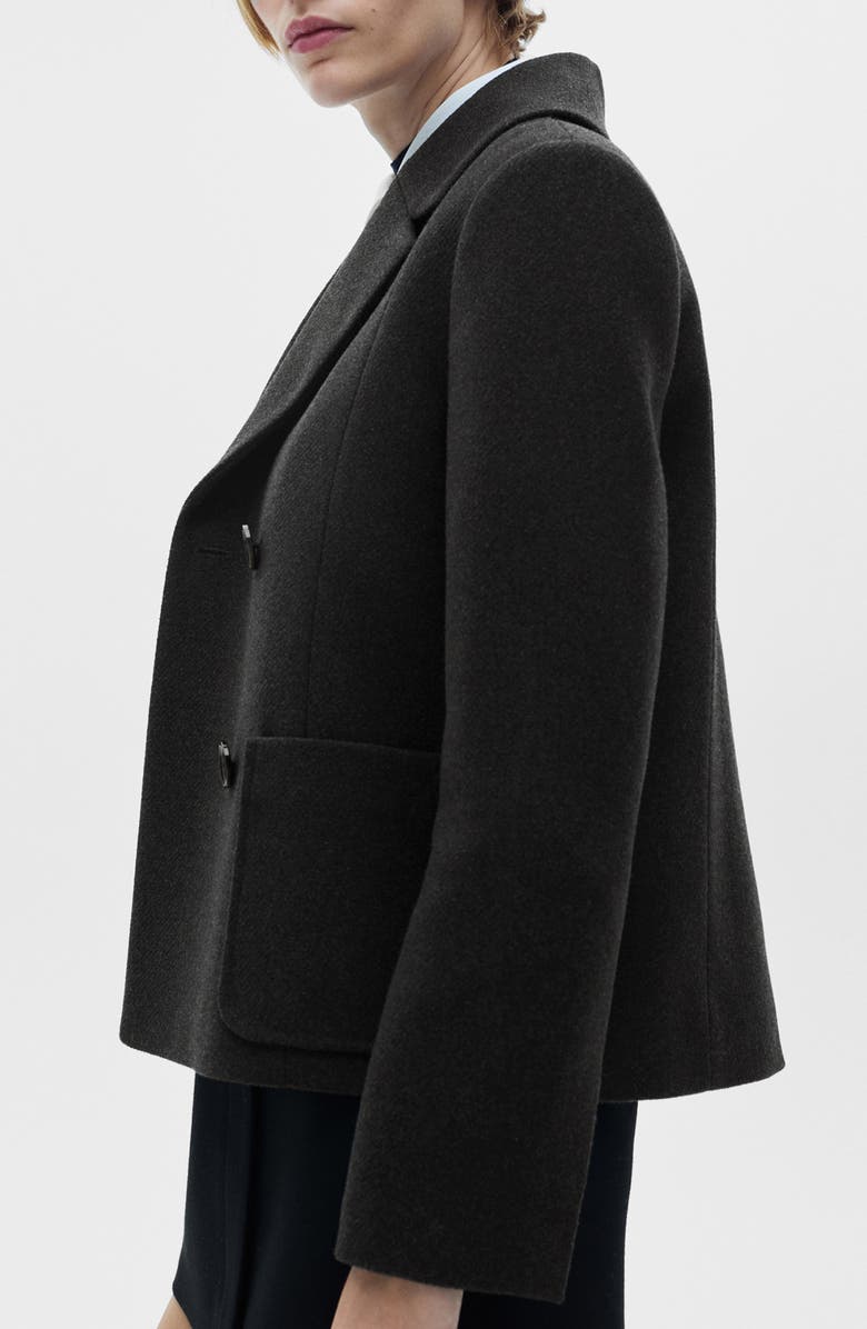 MANGO Double Breasted Blazer, Alternate, color, 