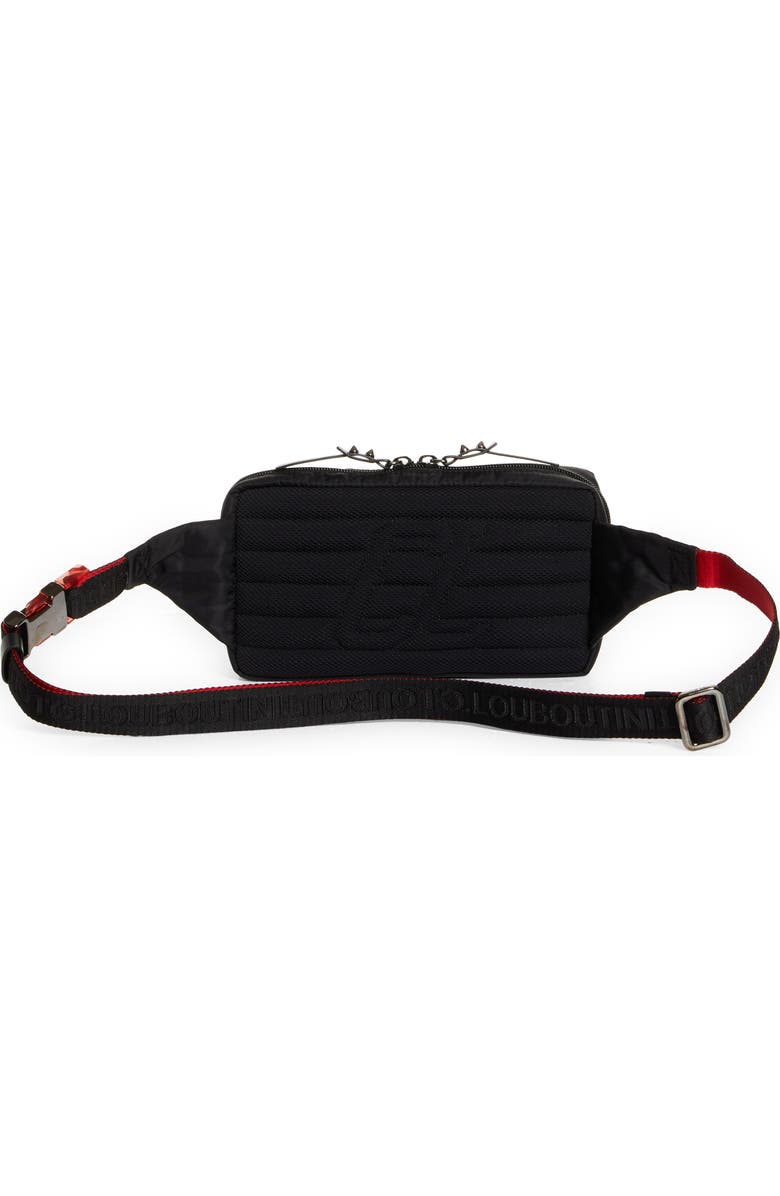 Christian Louboutin Loubideal Canvas & Rubber Belt Bag, Alternate, color,