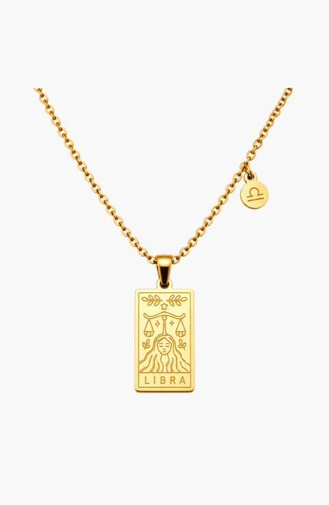 Zodiac Constellation Pendant Necklace