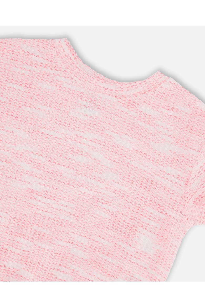 Short Sleeve Jacquard Knit T-Shirt, Alternate, color, Multicolor