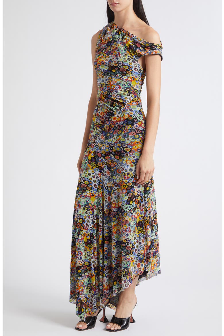 Amaris Print Maxi Dress, Alternate, color, MILLEFIORI MOSAIC