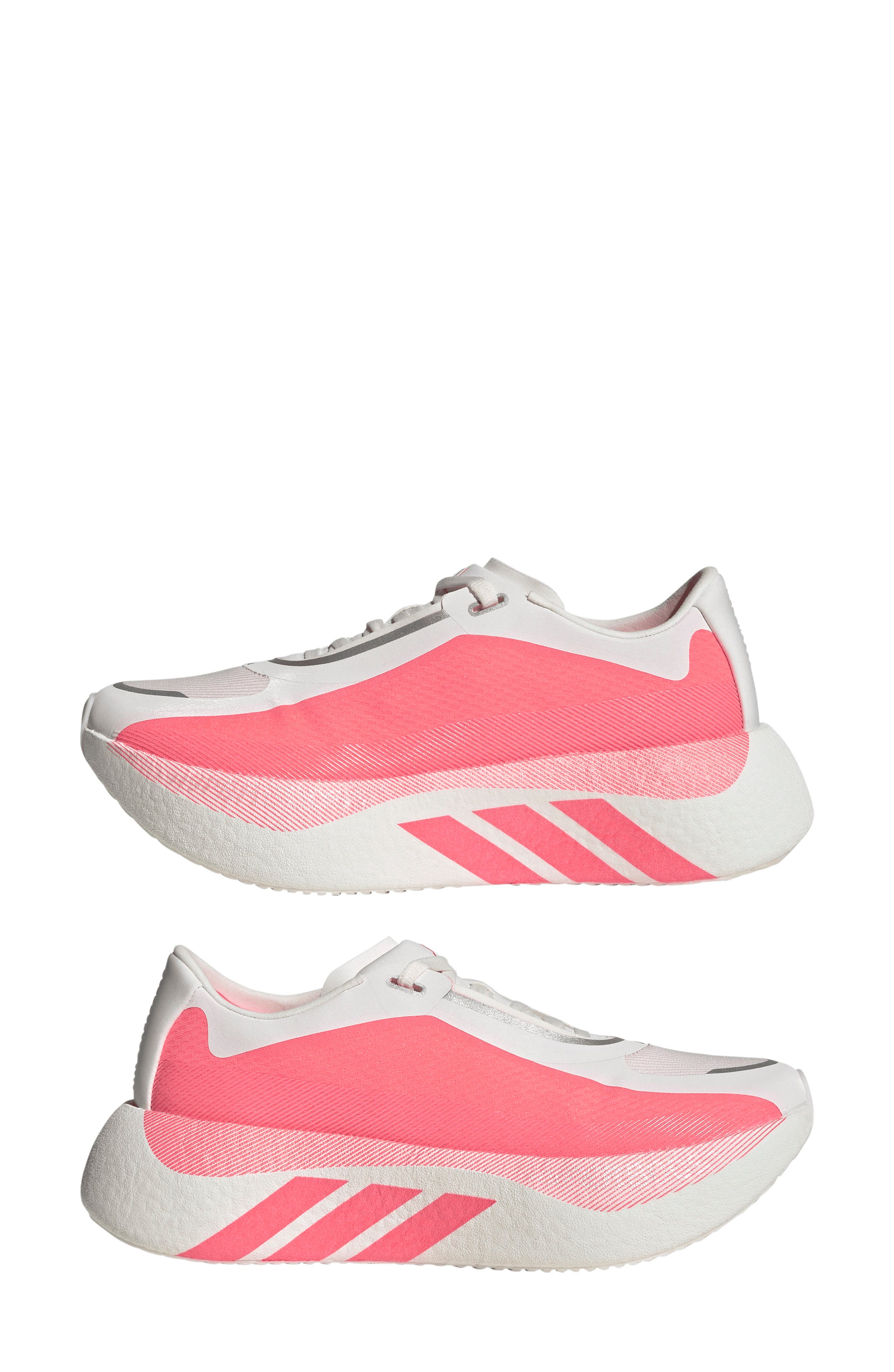 Hyperboost Edge Running Shoe, Alternate, color, HYPER WHITE/ SOLAR TURBO