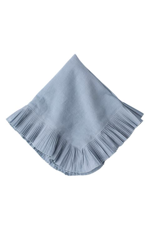 Mademoiselle Ruffle Cotton Blend Napkin