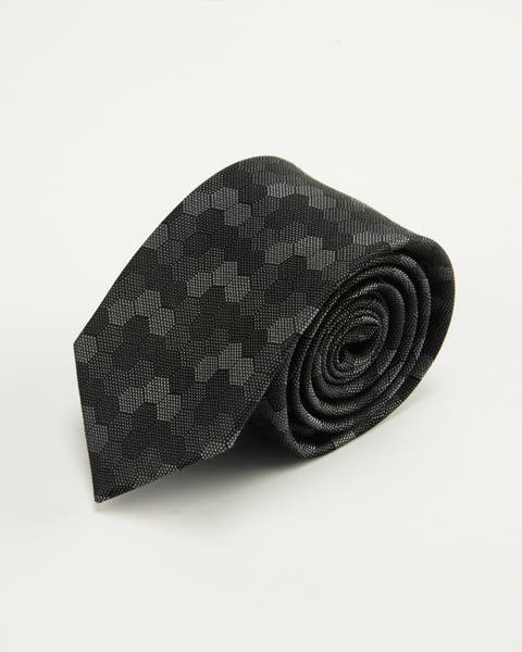 Hexloop Silk Jacquard Tie